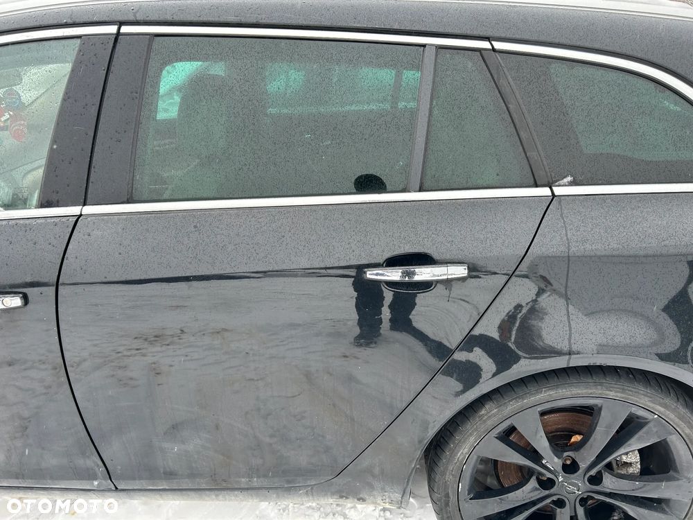 DRZWI LEWE PRAWE SREBNE, CZARNE TYŁ OPEL INSIGNIA A - 7