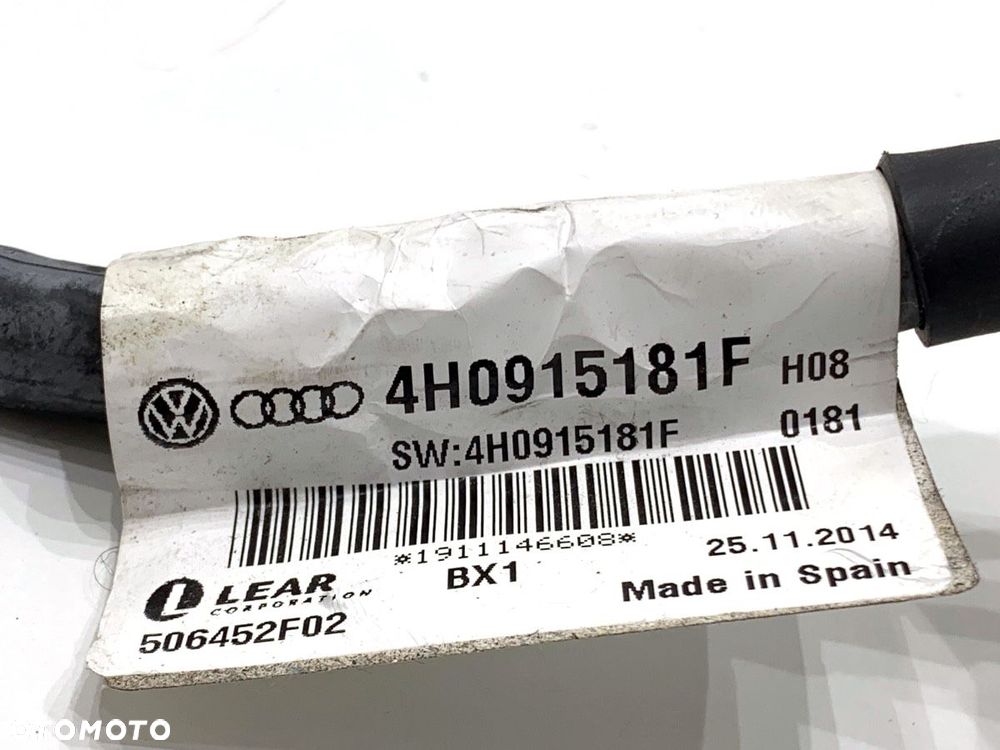KLEMA MINUS  AUDI A8 D4 (4H2, 4H8, 4HC, 4HL) 2009 - 2018 6.3 W12 quattro 368 kW [500 KM] benzyna - 5