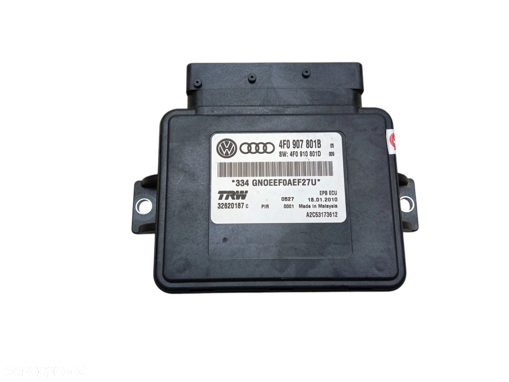 MODUŁ HAMULCA RĘCZNEGO AUDI A6 C6 LIFT (2008-2011) 2.7 TDI 190KM 4F0907801B - 1