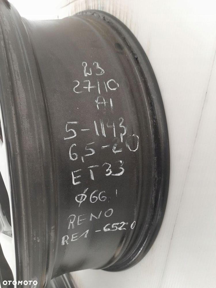 Felga aluminiowa Renault OE RE1-6520 6.5" x 20" 5x114.3 ET33 - 3