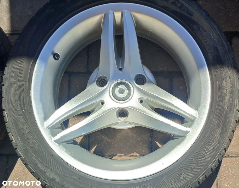 Felgi Aluminiowe Koła Oryg. Smart ForTwo 450 451 3x112 6,5Jx15 Et-1 5Jx15 Et34 Bdb !! Starogard Gdański - 4