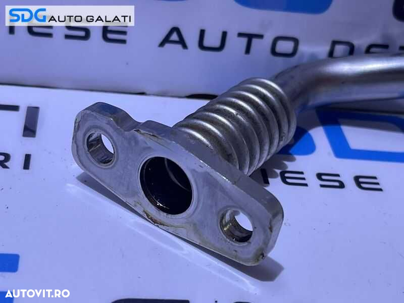Teava Conducta Retur Ulei Turbo Turbina Turbosuflanta VW Polo 6R 1.6 TDI 2010 - 2018 Cod 04L145736E [M6169] - 5