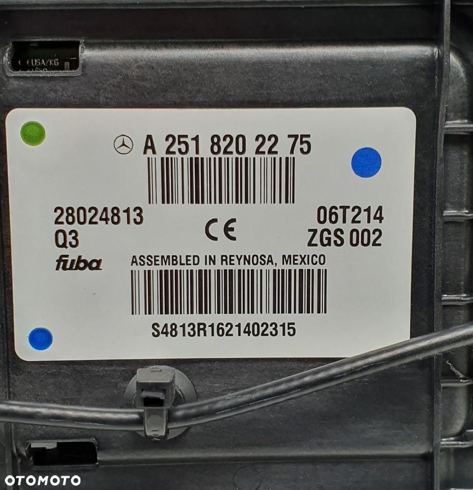 WZMACNIACZ ANTENY GPS MERCEDES GL X164 A2518202275 - 2