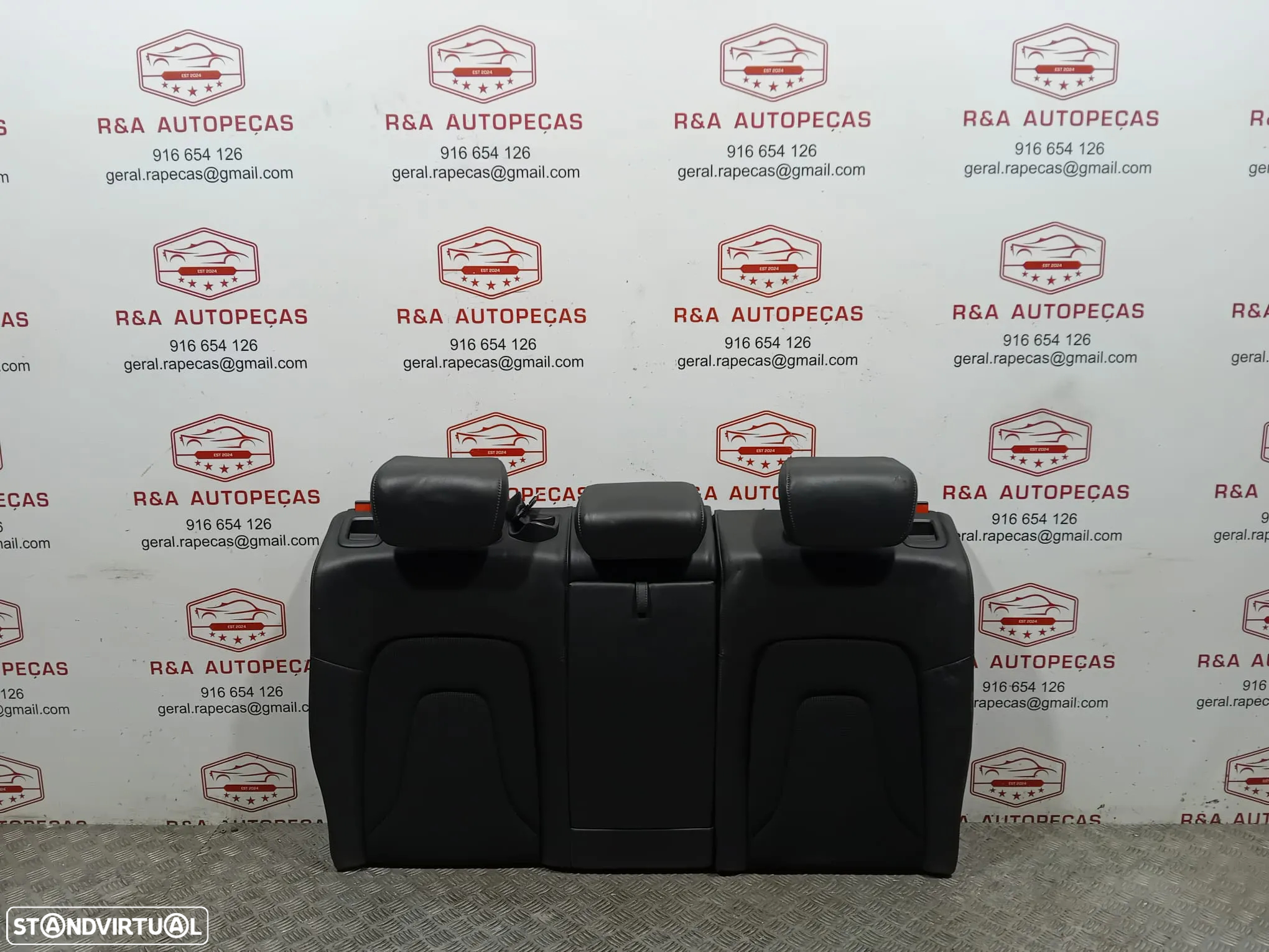 Conjunto de Bancos Audi A4 B8 Avant S Line Carrinha Pele e Tecido Originais - 5