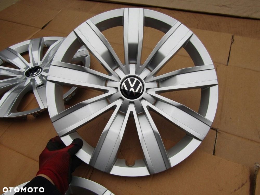 4x Kołpaki 17 VW Tiguan II Passat Golf Jetta Touran Caddy / oryginał - 14