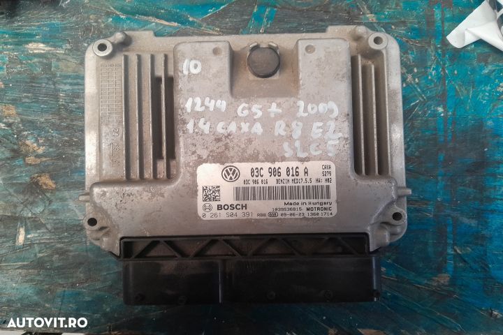 Calculator motor ECU 03C906016A 03C906016A Volkswagen VW Golf 5 [2003 - 1