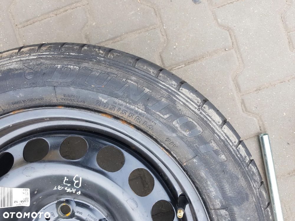 VW PASSAT B7 10-14r KOŁO ZAPASOWE 16 5X112 LEWAREK KLUCZ - 5