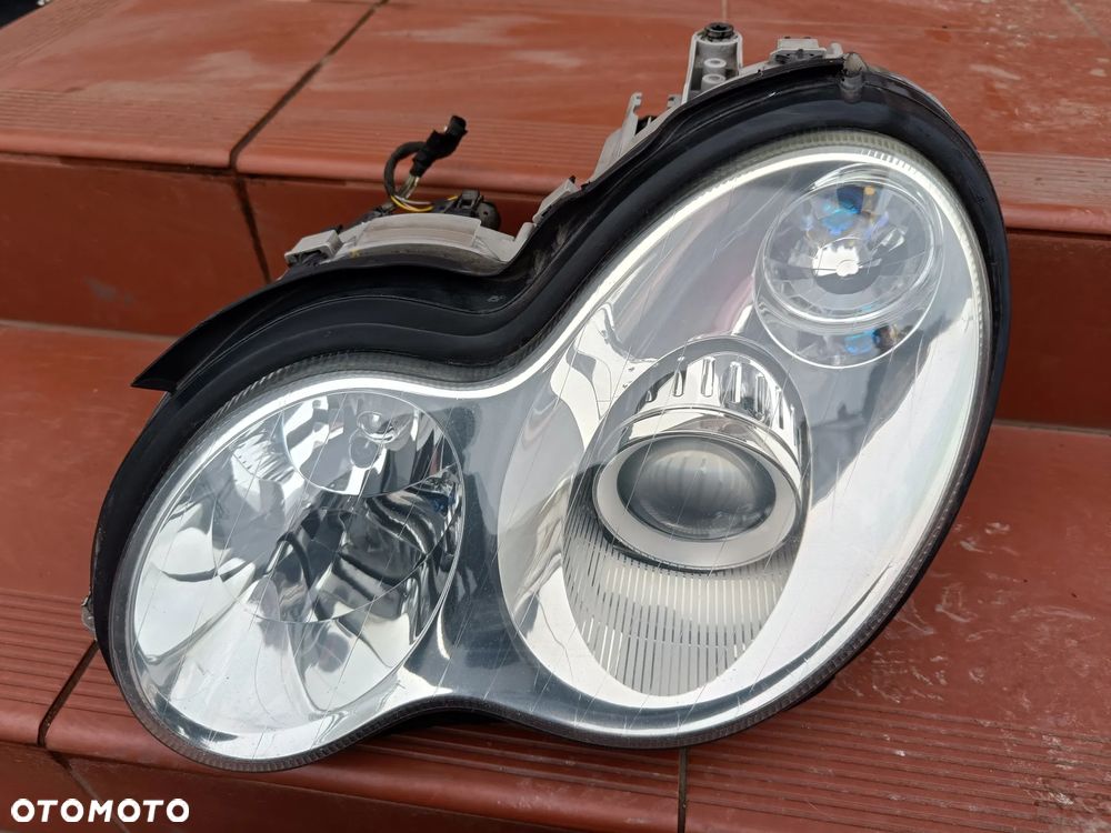MERCEDES W203 C-KLASA LAMPA PRZÓD PRZEDNIA BI XENON NIE SKRĘTNY LEWA PRAWA EUROPA - 14