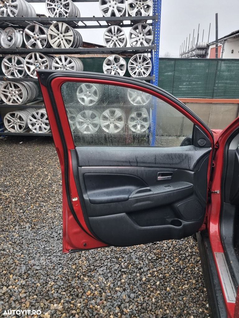 Usa Stanga Fata Mitsubishi ASX Facelift 2012 2012 - 2015 SUV 4 Usi rosu (1150) - 2