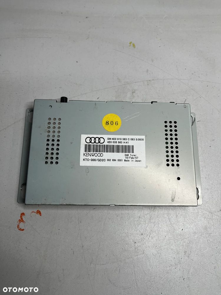 MODUŁ  RADIA AUDI A8 D3 LIFT A6 C6 4E0035563 H - 2