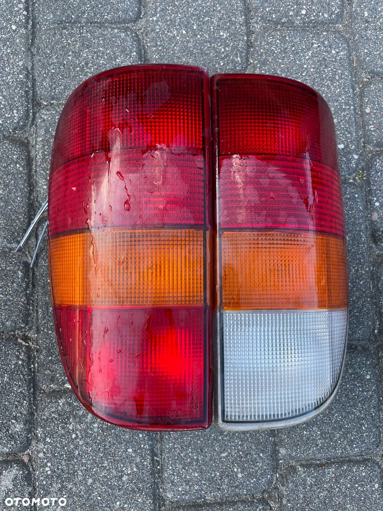 VW CADDY II 95-03 drzwi prawe lewe przód tył białe LB9A bez rdzy kompletne lusterko podnośnik szyby zamek lampa - 12