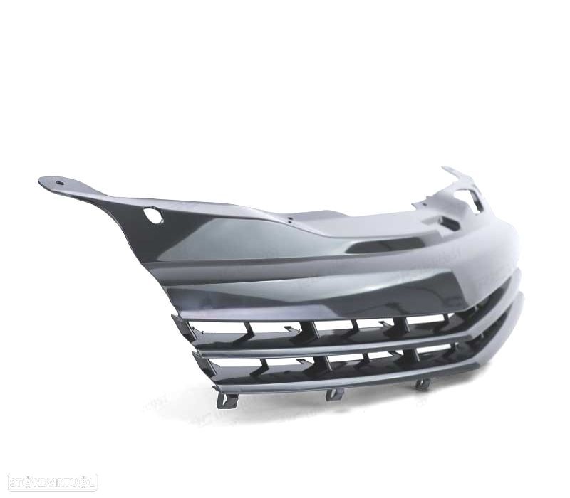 GRELHA FRONTAL SEM SÍMBOLO OPEL ASTRA H GTC 05-09 PRETA - 3
