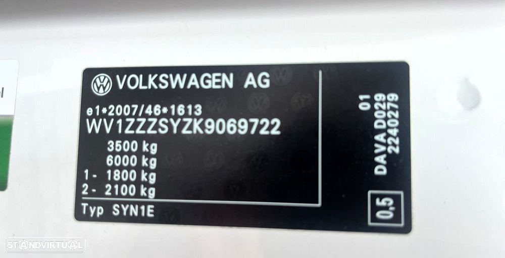 VW Crafter 35 2.0 TDI L4H3 Longo Tecto Alto - 32