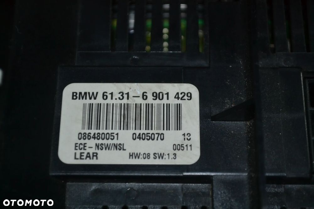 BMW E46 WŁĄCZNIK PRZEŁĄCZNIK WŁĄCZNIK ŚWIATEŁ 6901429 - 3