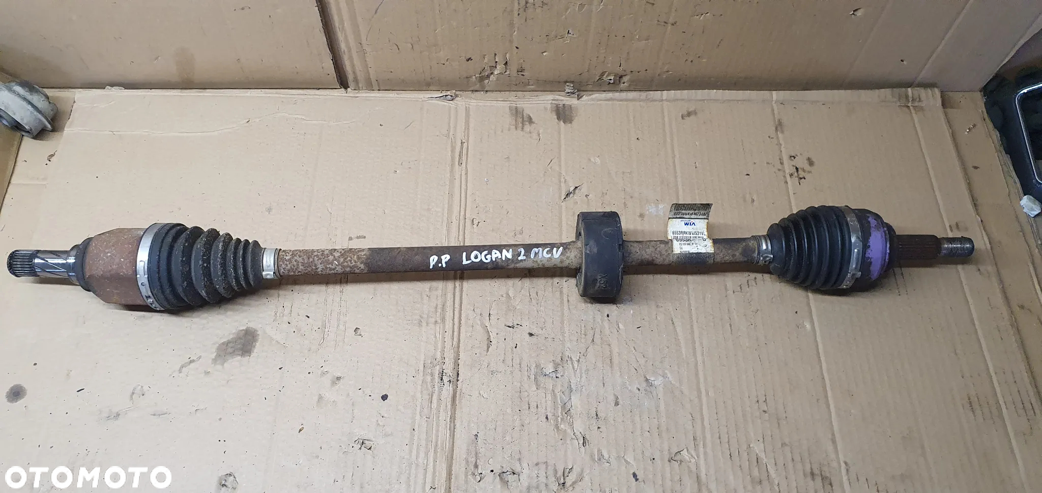 Półoś prawy przód przednia prawa długa Dacia Logan II 0.9 TCE 391006553R - 7
