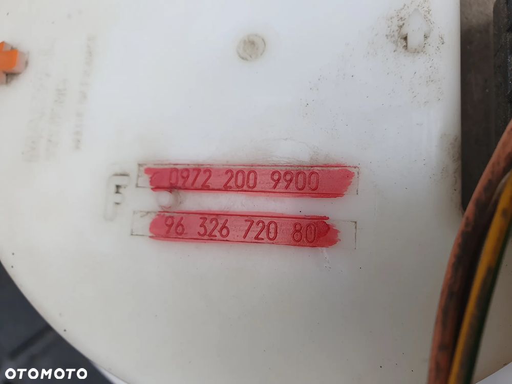 CITROEN C5 1.8 16V CZUJNIK POZIOMU PŁYWAK POMPA PALIWA 9632672080 - 5