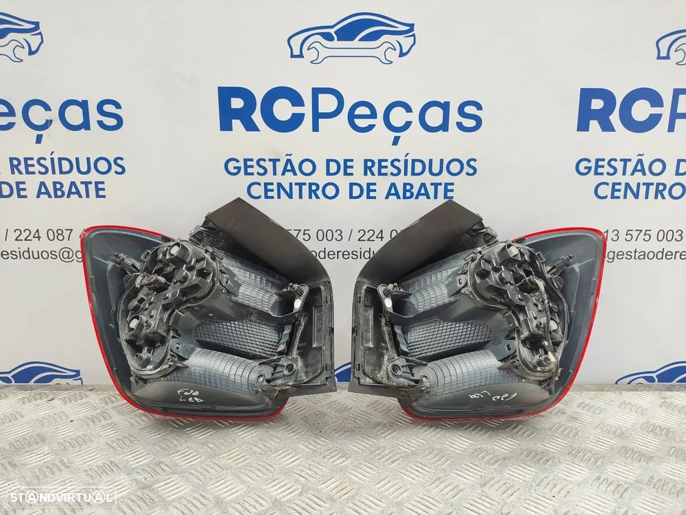 Farolins Tras Traseiros Esquerdo Direito Original LED BMW Serie 1 F20 5 portas F21 2 portas 7241543 7241544 2011 - 2014 - 5