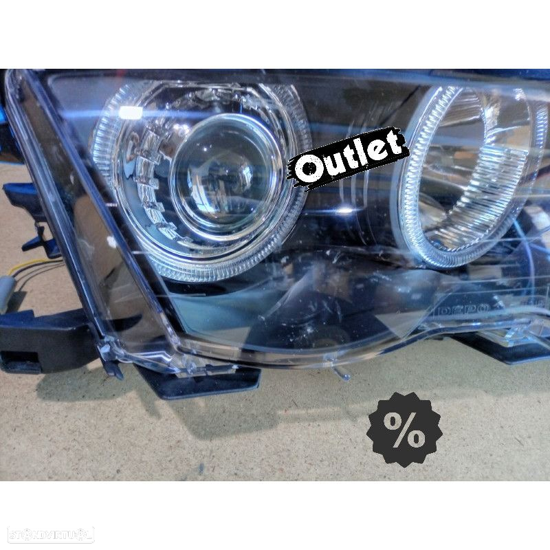 R011321C2 FARÓIS ANGEL EYES BMW E46 98-01 BLACK PRETO - 5