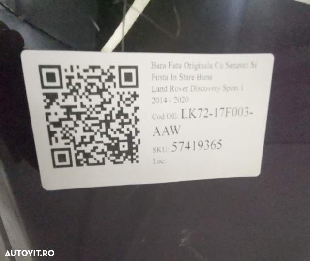 Bara Fata Originala Cu Senzori Si Fusta In Stare Buna Land Rover  Disc - 8