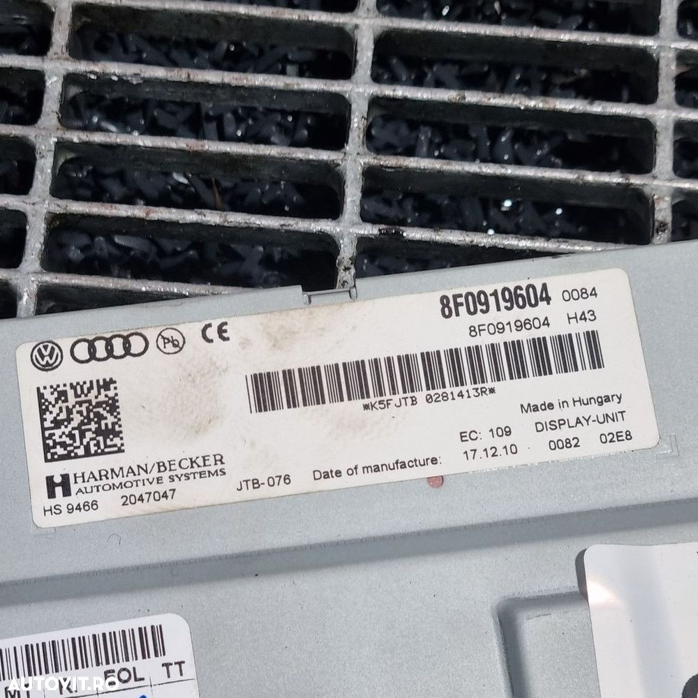Navigatie AUDI Q5 2008 - 2015 (1485) 8F0919604 - 4