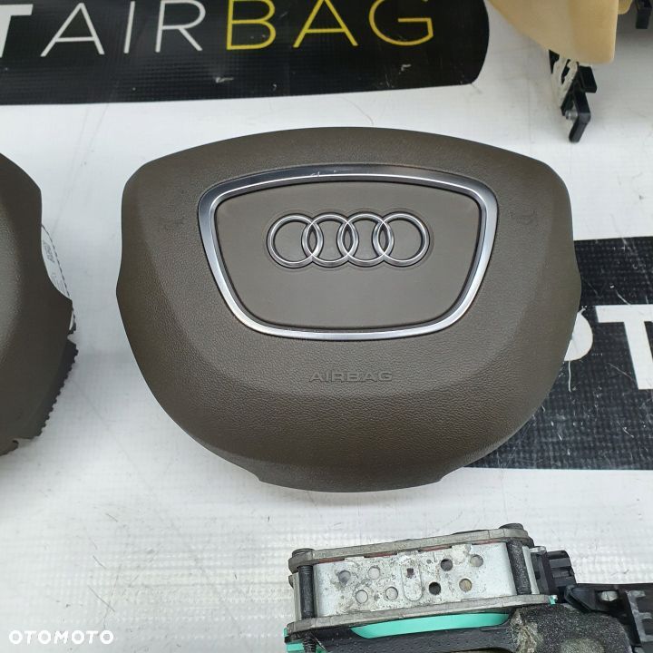 AUDI A6 C7 4G0 DESKA ROZDZIELCZA KONSOLA KOKPIT PULPIT PODUSZKI AIRBAG AIR BAG PASY KIT SET - 8