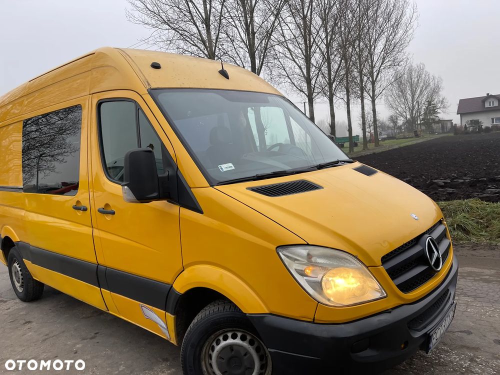Mercedes-Benz Sprinter W906 313 CDI Średni Średniak L2H2 Brygadówka 6 Osobowy 6 Osób Dubel kabina 2009 ROK - 25