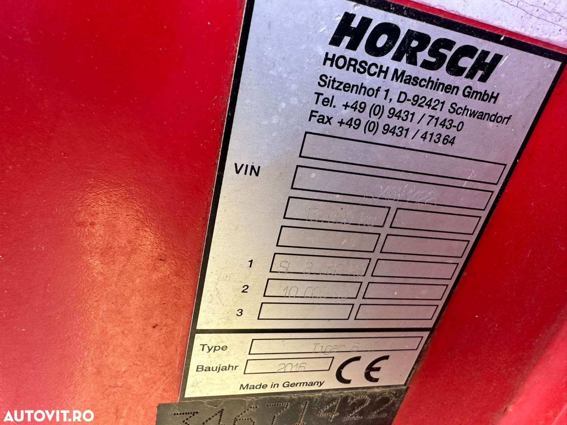 Horsch Tiger 6MT - 7