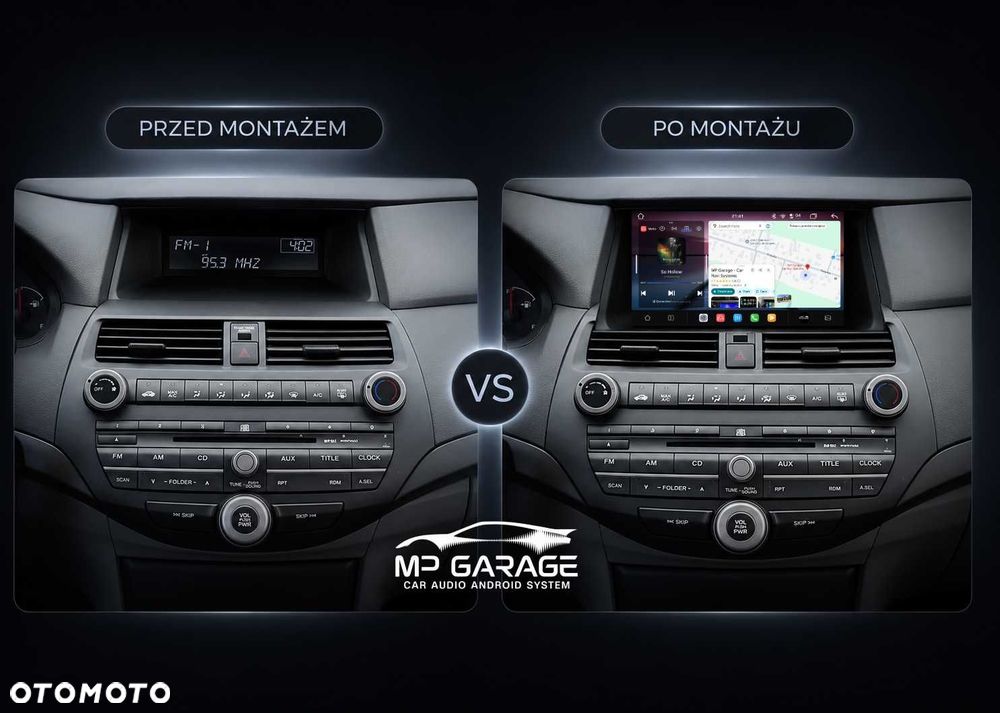 Honda Accord 8 USA Nawigacja Android CarPlay/AndroidAuto 4G Qled Montaż Gwarancja PL - 2