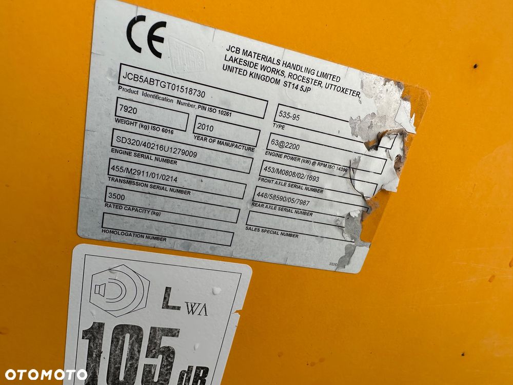 JCB Agri 535-95 535-75 ładowarka teleskopowa merlo - 9