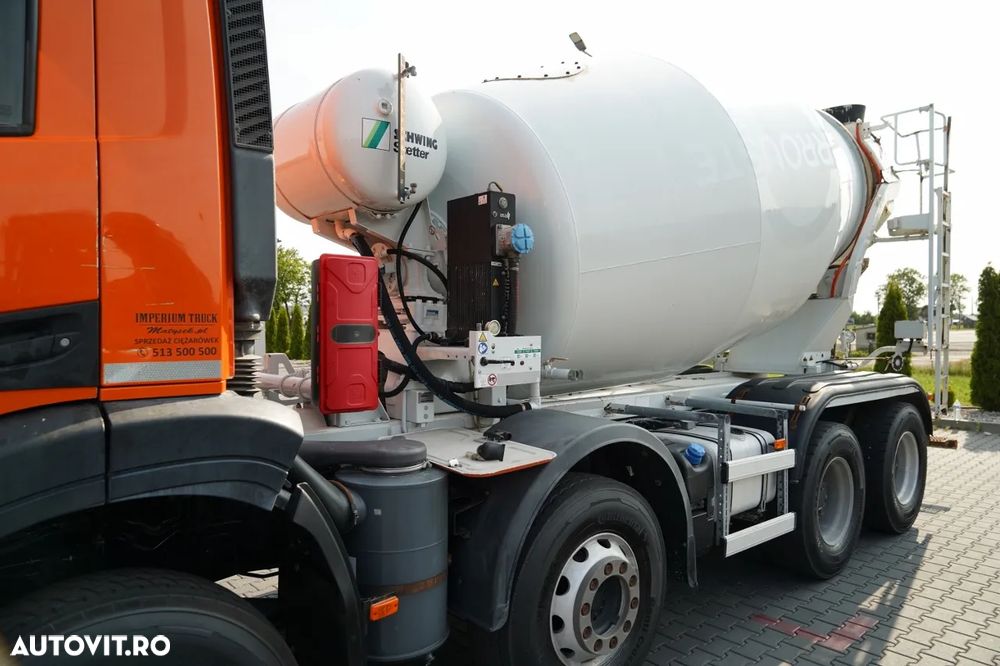 Iveco S-WAY 420 / 8X4 / BETONOMIESZARKA 9 M3 / SCHWING STETTER / ALUFELGI / AUTOMAT / EURO 6 - 10