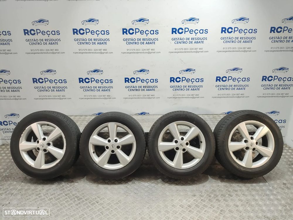 Conjunto de jantes 17 Nissan Qashqai J10 6,5J ET40 5x114,3 Original - 22