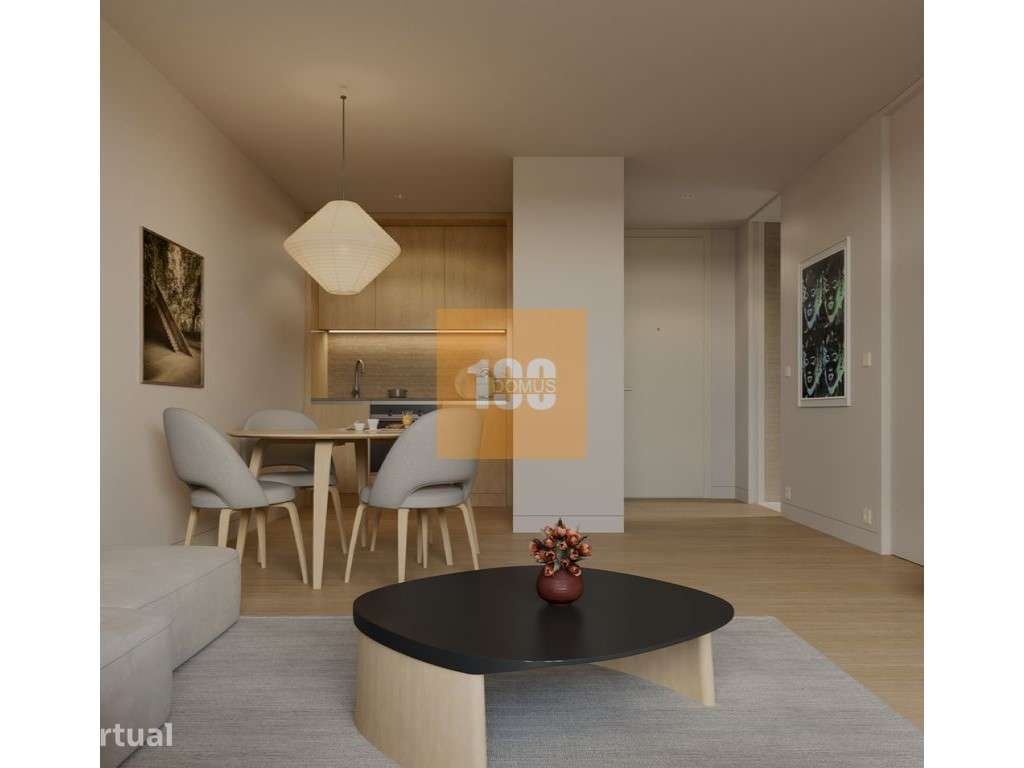 T1 novo com terraço e jardim - Foz - Grande imagem: 2/32