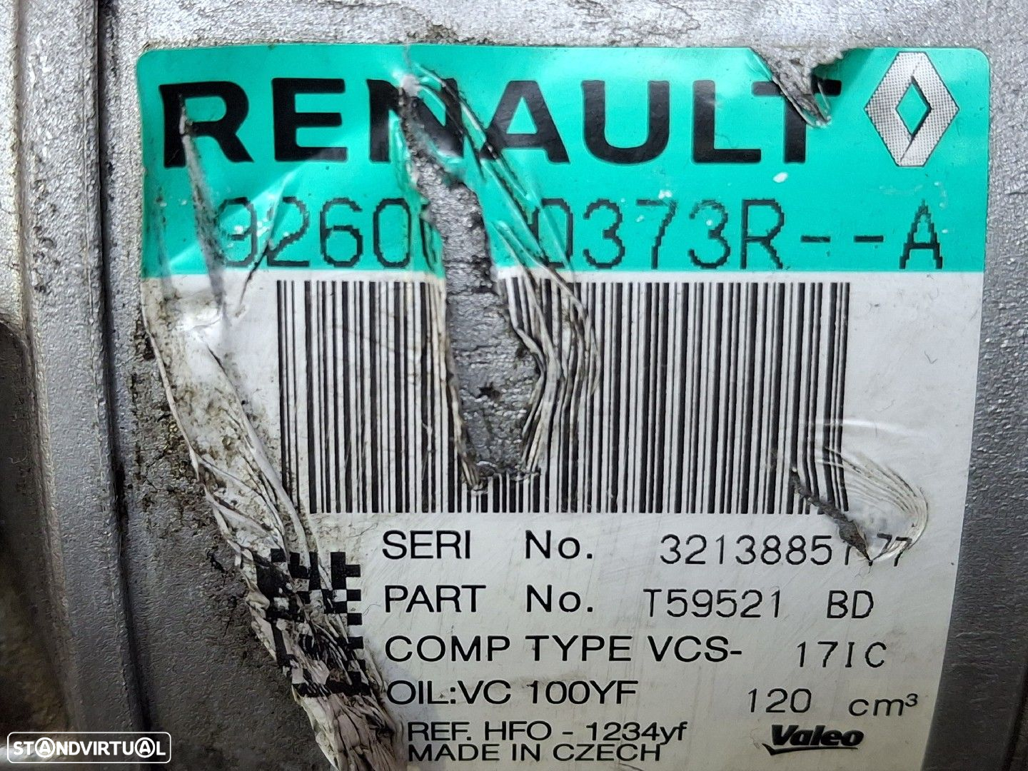 Compressor Do Ar Condicionado Renault Trafic Iii Caixa (Fg_) - 4