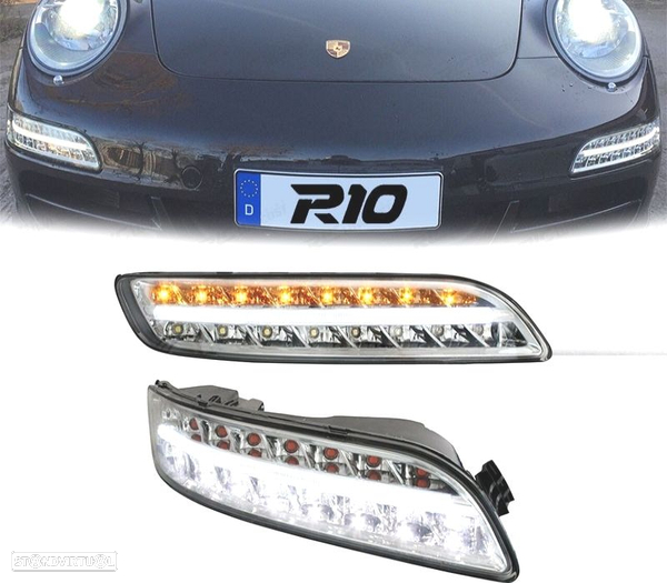 KIT CONJUNTO LUZ DIURNA + PISCA PARA PORSCHE CARRERA 997