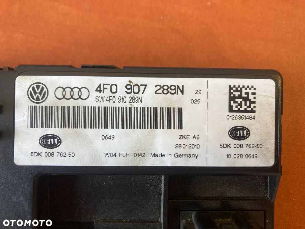 Moduł komfortu Audi A6 C6 4F0907289N - 2