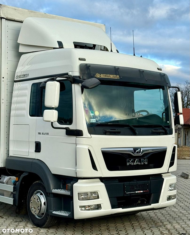 MAN TGL 12.250 / FIRANKA / 23 EUROPALETY / 390 TYŚ KM / SYPIALKA / ZSUWANY DACH / EURO 6 / 2020 ROK - 6