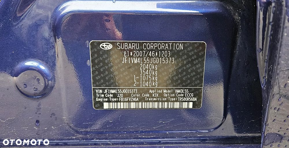 Subaru Levorg 1.6 GT-S Comfort (EyeSight) CVT - 36