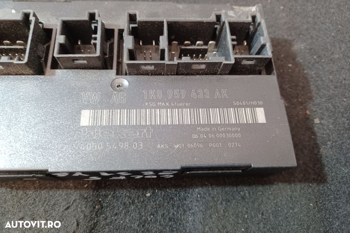 Modul confort 1K0959433AK 1K0959433AK Volkswagen VW Golf 5 [2003 - 20 - 3
