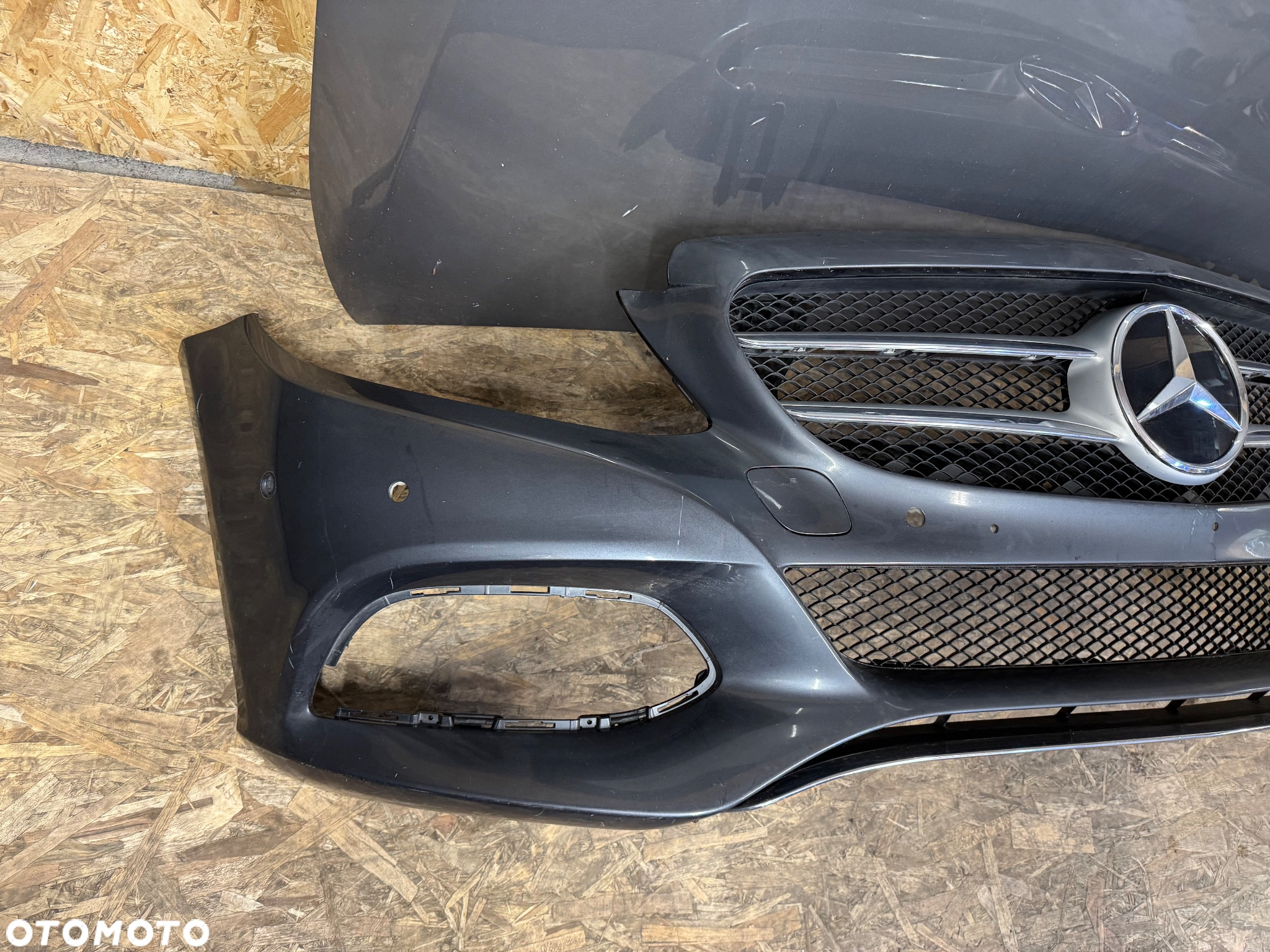 Maska lampa zderzak pas przedni przód Mercedes c klasa 205 avangarde USA - 3