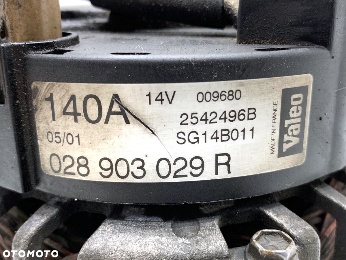ALTERNATOR - 199.00 PLN - AUDI A4 B6 (8E2) 2000 - 2005 1.9 TDI 74 kW [101 KM] olej napędowy 2001 - - 5