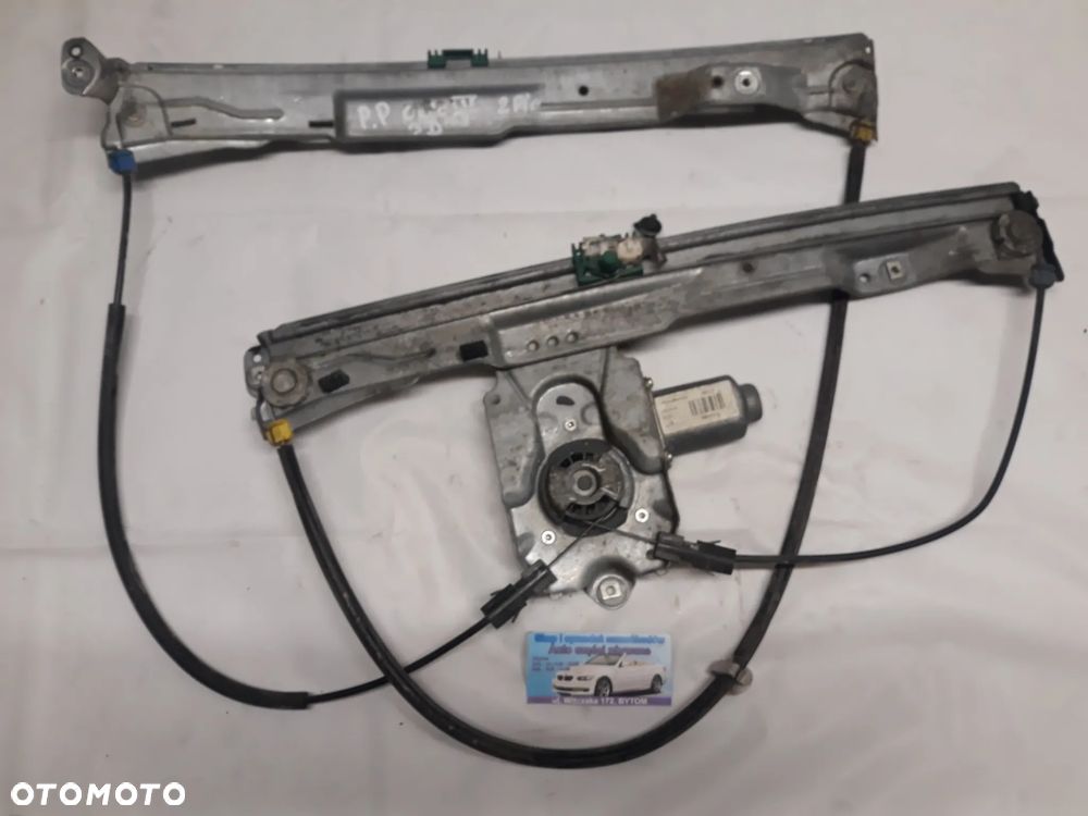 PODNOŚNIK SZYBY PRAWY PRZÓD RENAULT CLIO III  3D  2 PIN  400857E - 1