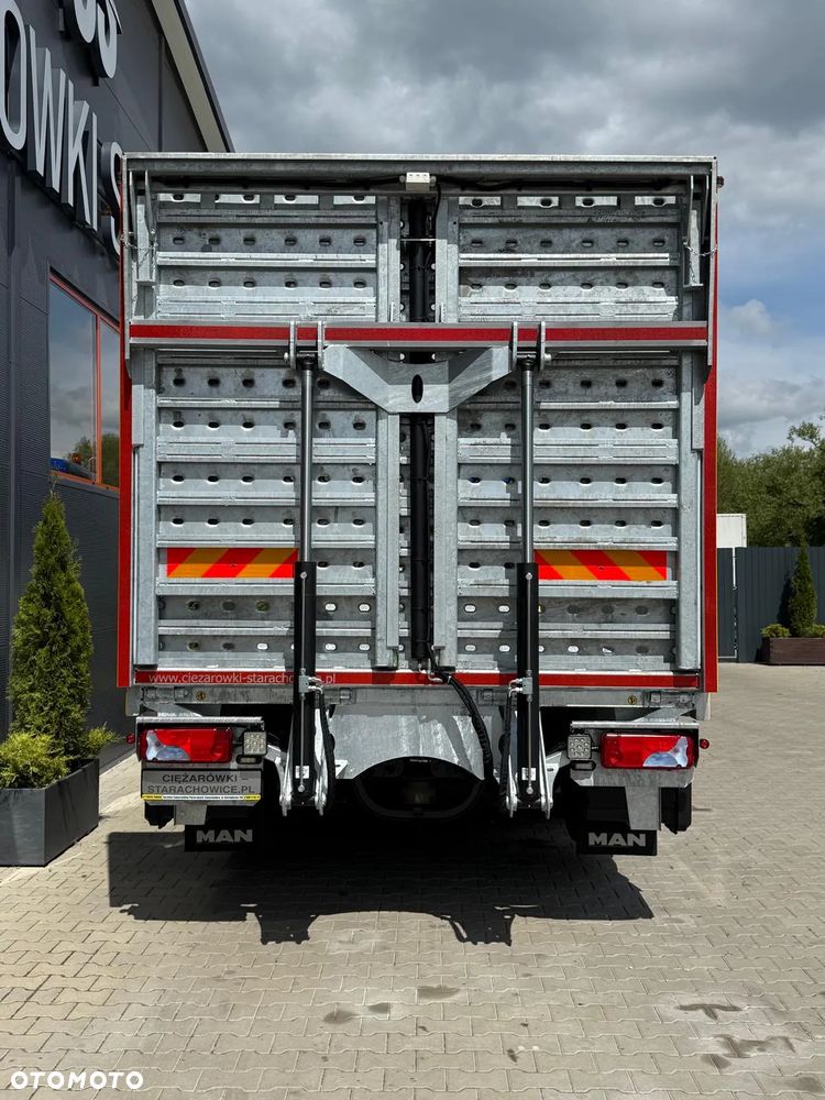 MAN TGS TGX 26.360 E5 laweta uniwersalna 9,36m + Dźwig HDS HMF 1420 K2 / platforma do przewozu kontenerów / pomoc drogowa / platforma / kran krane dzwig hds żuraw - 14