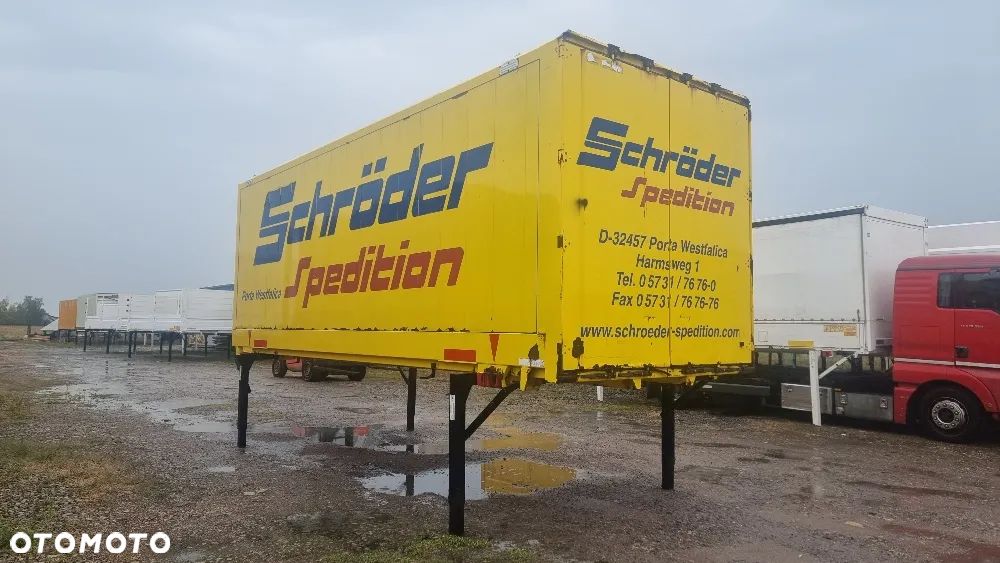 Krone 9.500zł netto KONTENER/ZABUDOWA 7.45x2.50M BDF STANDARD STALOWY GARAŻ MAGAZYN ZAMYKANY DRZWIAMI MOŻLIWOŚĆ TRANSPORT - 6