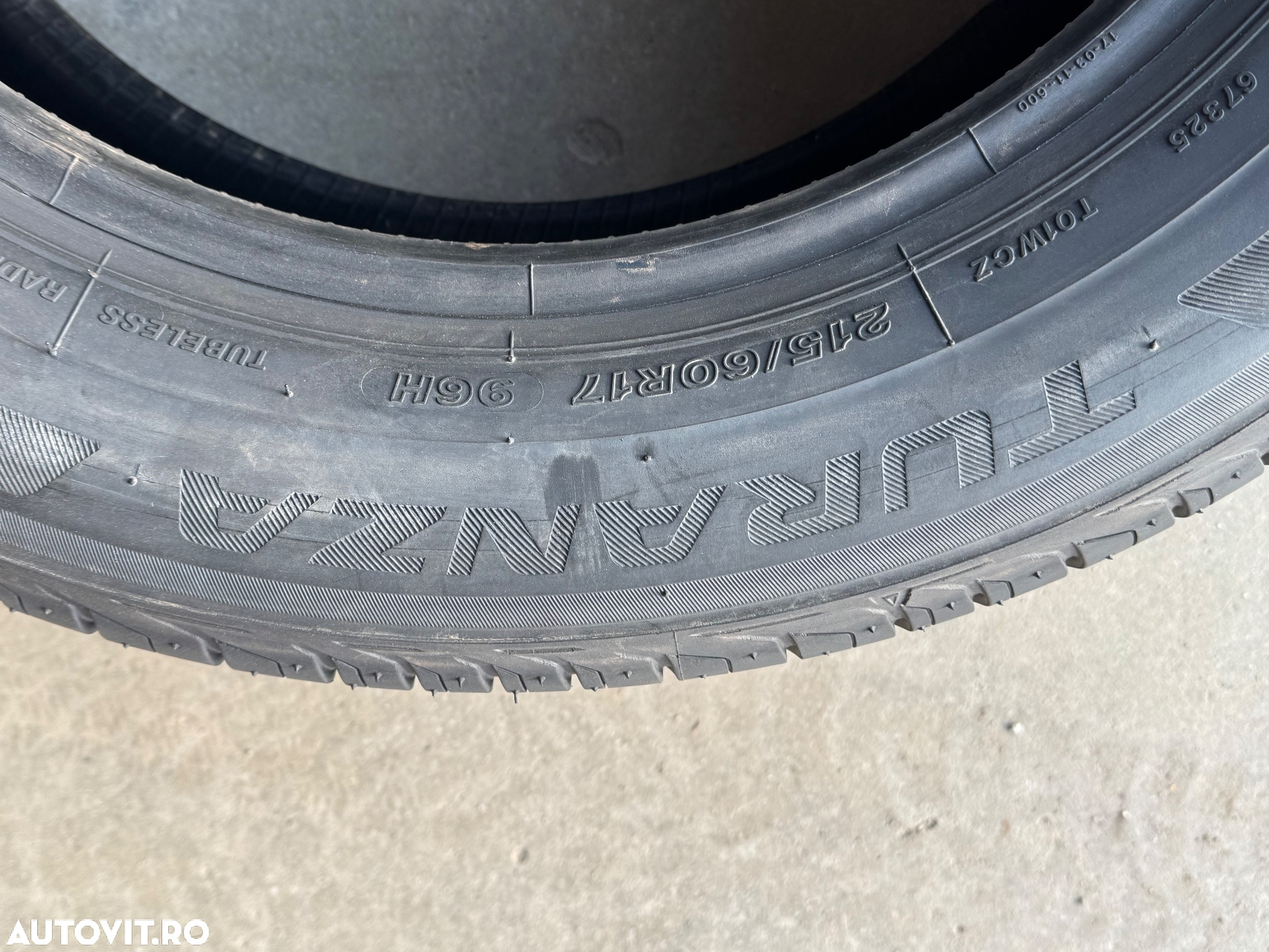 Vând 4 anvelope 215/60/17 bridgestone de vară noi - 5