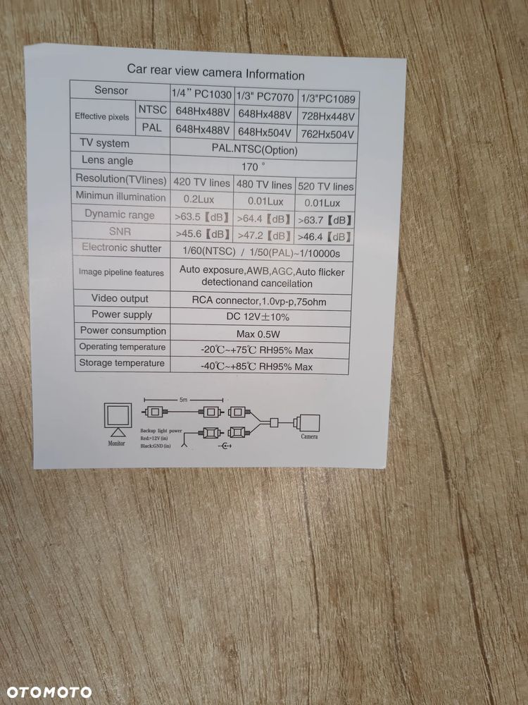 Kamera cofania Opel Vivaro,Renault Trafic po 2014r - 3