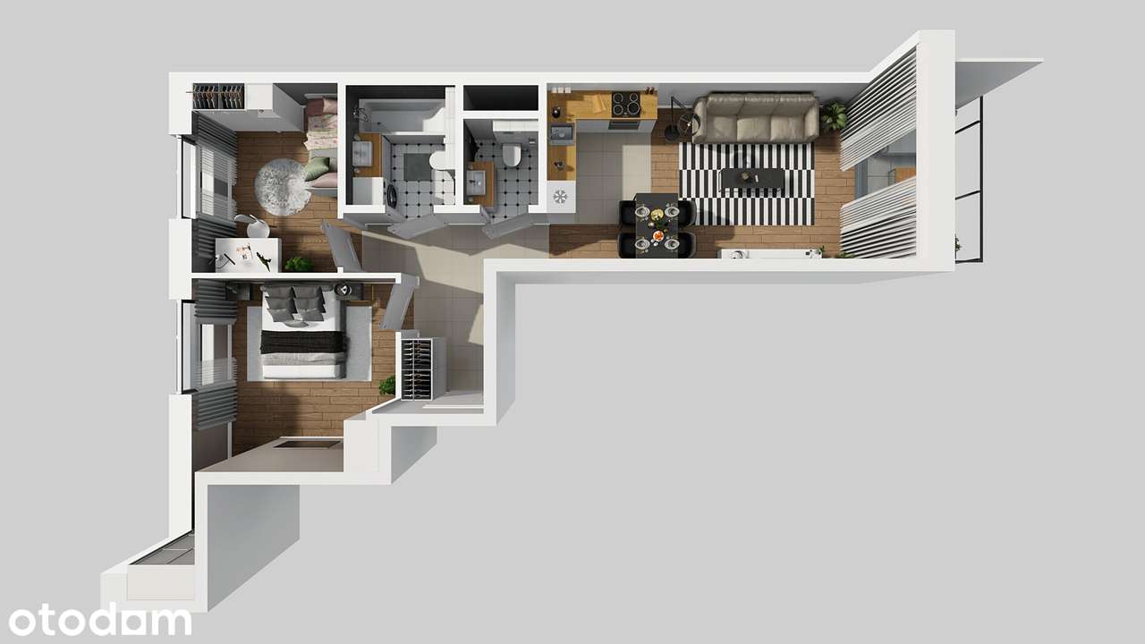 3 pokoje | apartamentowiec | bliski termin | opcja wykończenia