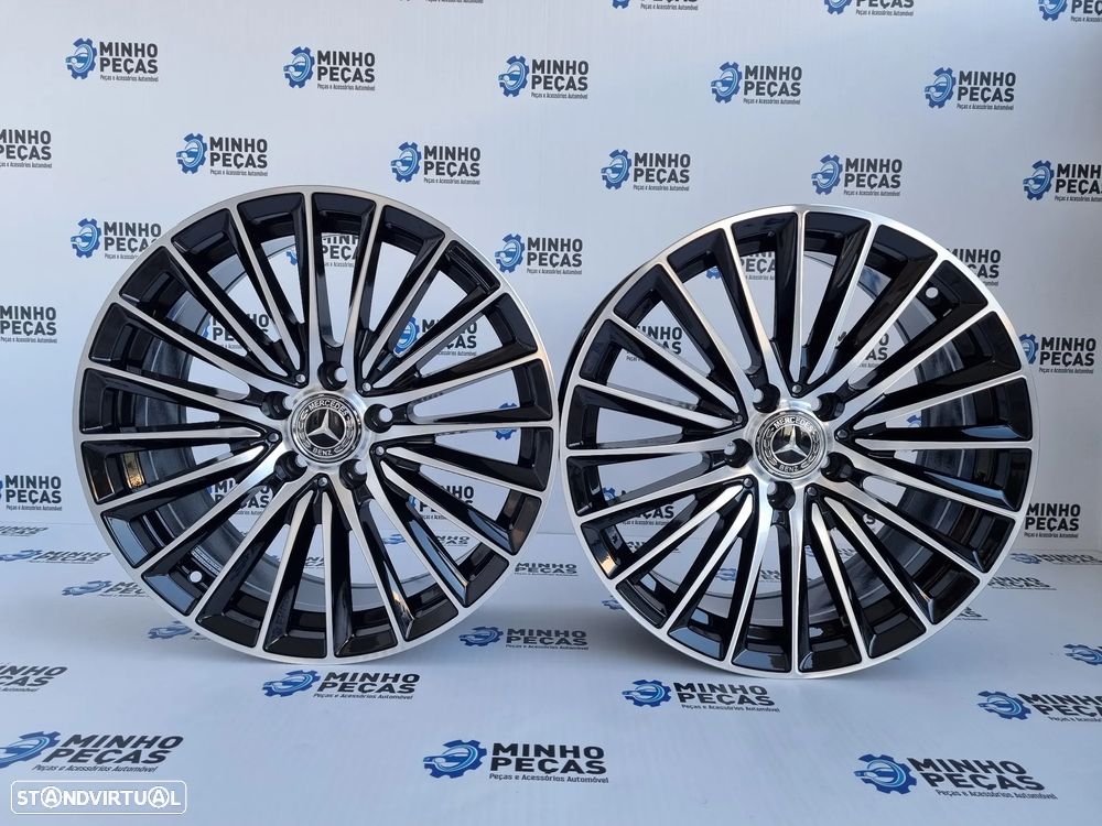 Jantes Mercedes Novo Class C (W206) AMG em 19 Preto Polido - 1