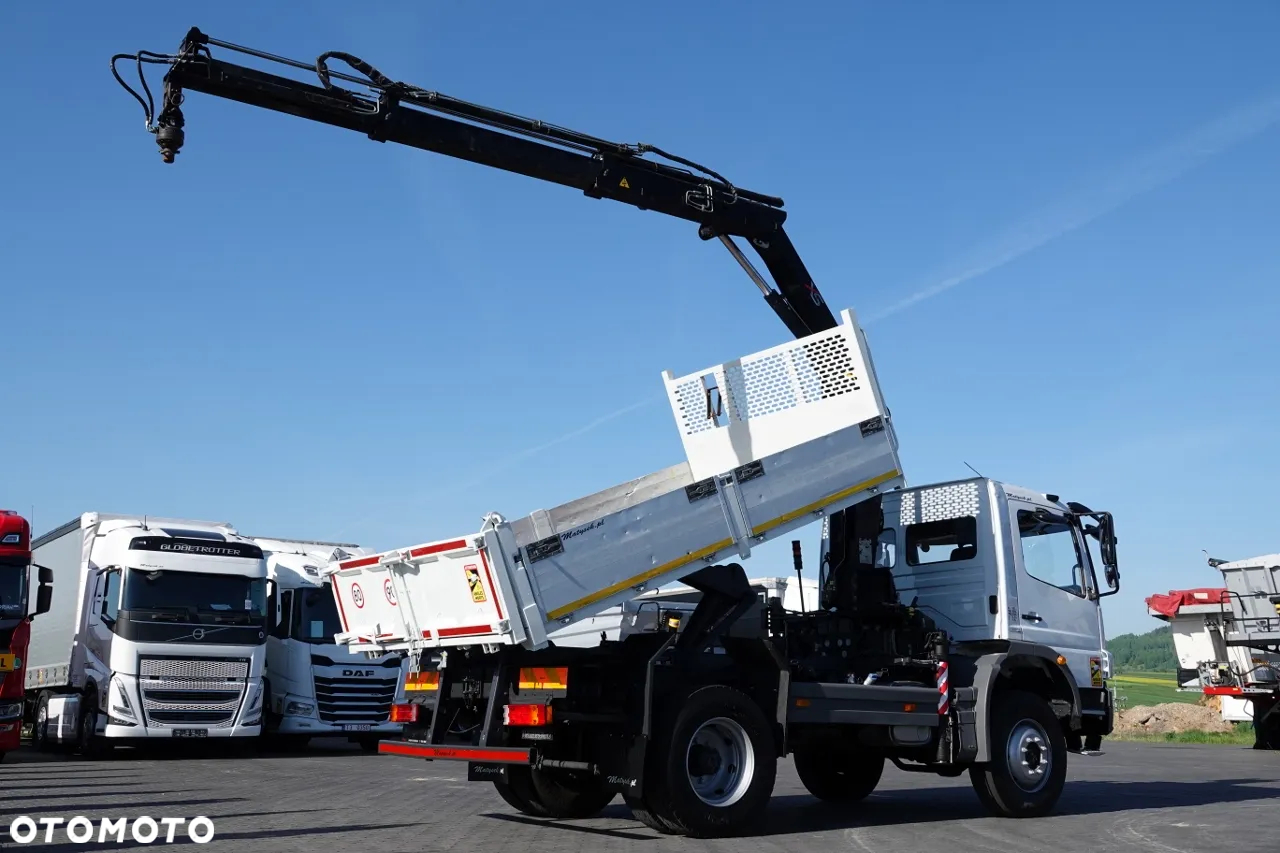 Mercedes-Benz ATEGO 16.24 / 4X4 / WYWROTKA + HDS HIAB 111 BS-2  / PILOT /  ROTATOR /MANUAL - 5