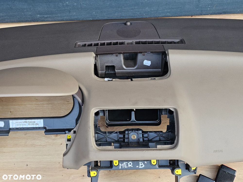 DESKA KONSOLA OPEL MERIVA B EUROPA KOMPLET ORYGINAŁ BRĄZOWA ( NIE NAPRAWIANA ) ORYGINAŁ DEMONTAŻ - 3