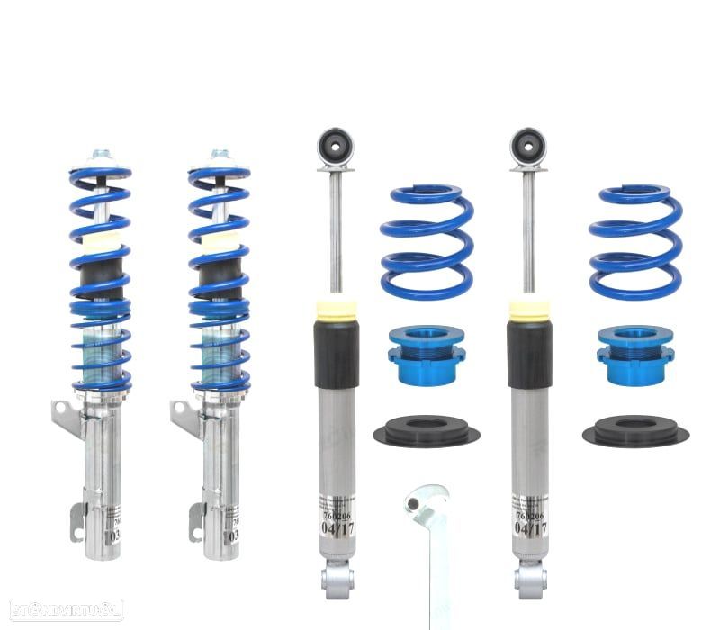 KIT SUSPENSÃO REGULÁVEL BLUE LINE AUDI TT 8N 98-05 QUATTRO - 1